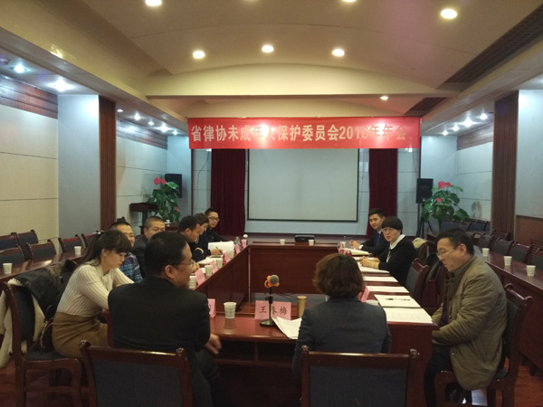 2016年12月21日下午，甘肃省律师协会未成年人?；の被?016年年会在兰州召开。来自全省各市州的12名委员参加年会，省律协未成年人?；の被嶂魅瓮醮好分鞒帜昊?。 年会上，省律协副会长王祖国首先致